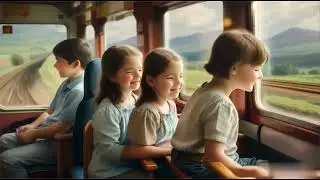 Летняя поездка семьи в отпуск.