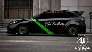 Bushido STI - Unreal Engine 5 Car Cinematic