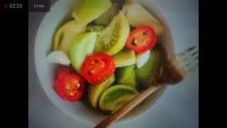 ЗЕЛЁНЫЕ ПОМИДОРЧИКИ ВКУСНЕЙШИЙ  ПРОСТОЙ РЕЦЕПТ 23.10. 2024 г.