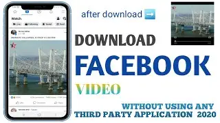 How To Download Facebook Videos Without Any Software 2020 || Facebook Video Download Without Any App