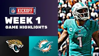 Jaguars vs Dolphins | Week 1 | NFL Game Highlights