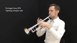 Trumpet solos from JFK performed by Alex Brain