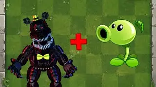 NIGHTMARE + Peashooter Fusion - Plants vs Zombies Animation