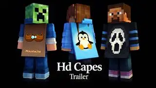 Minecraft Bedrock : Skin pack 3 But.. Hd Cape ( Trailer )
