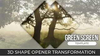 3D Shape Transformation Free Filmora Template - Filmora 13 Template