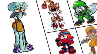 Drawing Friday Night Funkin' #Part 6 | FNF Mod ideas