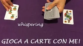 ASMR ITA ⚜️ giochi a carte ⚜️ whispering ⚜️