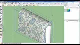 UV Mapping an Arm Rest using SketchUV