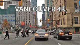 DRIVING STREETS of Vancouver BC, Canada 🇨🇦 4K