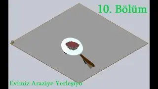Hayalimdeki Çiftlik Bölüm-10  Evi Zemine Yerleştirelim #solidwork