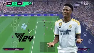 EA SPORTS FC 24 PPSSPP MOD ENGLISH VERSION LATEST UPDATE PES 2024 PSP CAMERA PS5