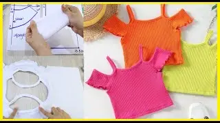 Vende al mayor Top Fácil de hacer pocos paso, poca tela
