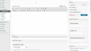 ShortCodes UI - Simple Snippet (video1)