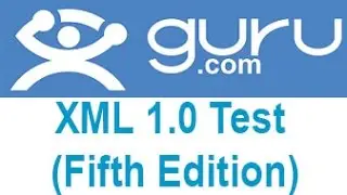 Guru.com XML 1.0 Test (Fifth Edition) Answers