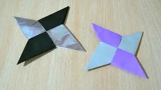 Как сделать ниндзя дротик (наруто). оригами. Искусство складной бумаги.
