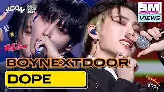 [KCON HONG KONG 2024] BOYNEXTDOOR - DOPE(쩔어) (원곡:BTS) | Mnet 240423 방송