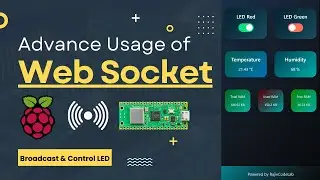 How to Build a WebSocket Control Panel | Broadcast Pico W Memory Info and LED Control