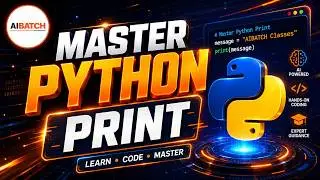 Master Python Output Statements | print(), f-strings & Formatting