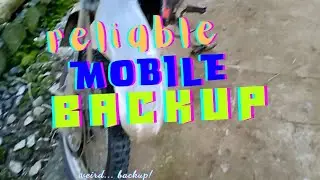 Reliable Mobile Backup #motorcycle #rider #ride #farmer #drive #mobile  #safetyfirst #backup #party