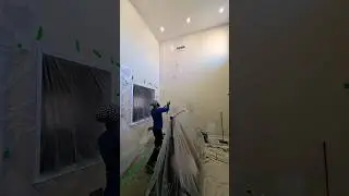 High ceiling paint #paint ##viral #renovation #youtube #shortsvideo #shorts