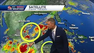 A break down on possible tropical development in the Gulf of Mexico