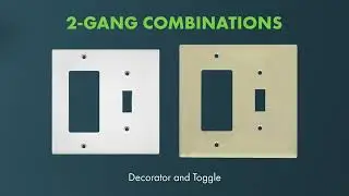 TOPGREENER Wall Plates | Screwless, Decorator, Duplex, and Combinations