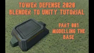 Blender to Unity - Tower Defense Tutorial for 2020 - Part 1 - Modelling the Turret Base