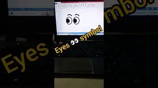Eyes 👀 symbol shortcut key in ms word 