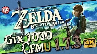 Zelda Breath Of The wild Test 2 (4k) [Cemu 1.7.3] Dungeons at 30fps!
