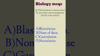Biology mcqs #biology2024mcqs #biologymcqs  #biology / biology mcqs for all competitive exam 2024