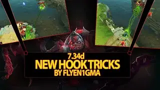 7.34D NEW HOOK TRICKS by Flyen1gma ФИШКИ С ХУКОМ НА ПУДЖА