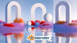 Let's Create a SURREAL ENVIRONMENT In Blender 3D