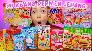 WEIRD JAPANESE CANDY MUKBANG 🤯 ICE CREAM CANDY? 😱 SINCHAN ROOTBEER