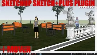 How to Use +Move Plus from SketchPlus Plugin in SketchUp