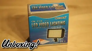 Unboxing: Neewer CN-216 LED Video Light (2015)