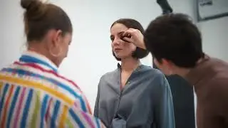 Съемки обуви на модели в студии Фотофактор - бэкстейдж и команда.