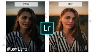 How to edit lowlight photos on lightroom | Tutorial