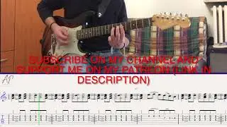 Baglioni - Via GUITAR COVER + PLAY ALONG TAB + SCORE
