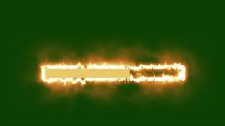 NEW KINEMASTER FIRE NEON LOADING BAR GREEN SCREEN CINEMATIC MOTION HD BG
