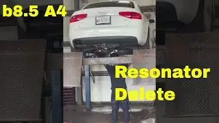 Resonator Delete Audi A4 2.0T