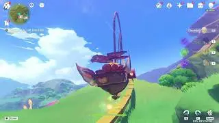 Genshin Impact Roller Coaster gameplay