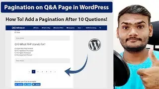 How To Add a Pagination on Q&A Page in WordPress Using HTML and CSS