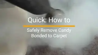 Quick: How to - Safely Remove Candy Bonded to Carpet/ASMR [1-Step Process]