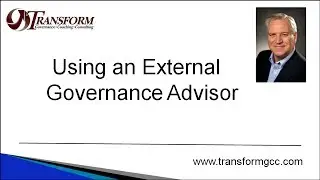 Using an External Governance Advisor