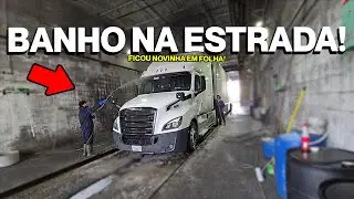 Lavando Caminhão no Meio da Estrada! Como é a Rotina Aqui!