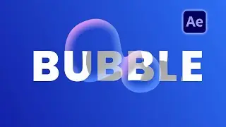 Bubbles Animation In After Effects |  No Plugin