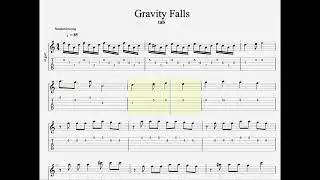 Gravity Falls Main Theme guitar TAB