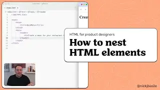 How to nest HTML elements