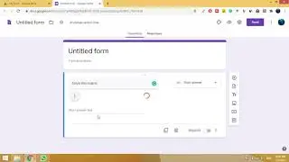 How to make paper in Google From | How to upload image in google from