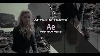 Pop Out Text | After Effects Tutorial